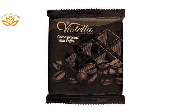 فرآورده کاکائویی قهوه تابلت ویولتا 5 گرمی فرمند در 8 جعبه 100 عددی
