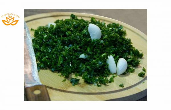 سبزی پلو خرد شده آماده مصرف در بسته 10 کیلوگرمی