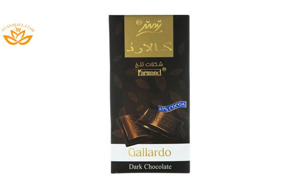 شکلات تلخ 83 درصد تابلت گالارد 100 گرمی فرمند در 12 جعبه 6 عددی