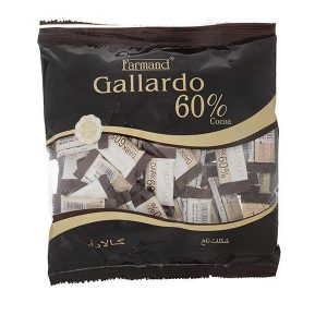 عکس شاخص شکلات تلخ 60 درصد گاردو 330 گرمی فرمند در کارتن 4 عددی
