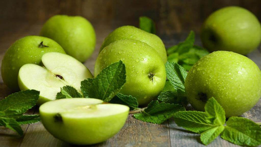 سیب سبز فرانسه لوکس در سبد 10 کیلوگرمی