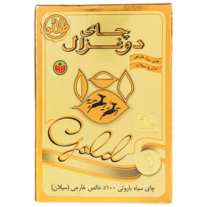عکس شاخص چای دوغزال طلایی ۵۰۰ گرمی در کارتن 24 عددی