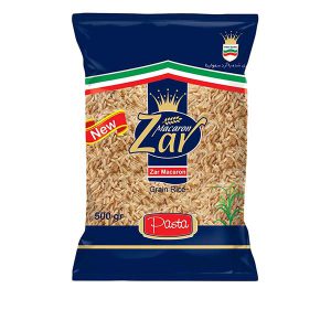 عکس شاخص-پاستا دانه برنجی زر ماکارون زر ماکارون در 10 بسته 500 گرمی