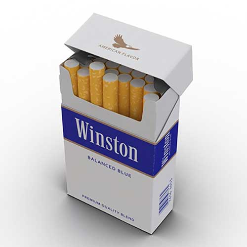 تصویری از انواع سیگار وینستون