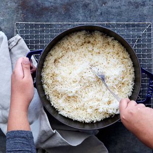 چگونه از خمیر شدن برنج جلوگیری کنیم